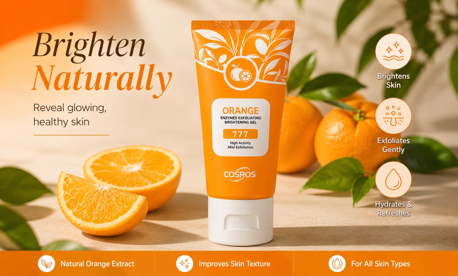 Orange Brightening Exfoliating Gel